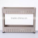 Plastic Bathroom Shelf With Two Layers Organizer thumbnail-3