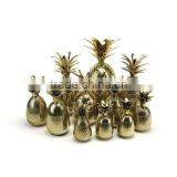 Gold Plated Pineapple Cocktail Cup, Mini Pineapple Candlesticks thumbnail-3