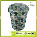 16.5*H25 Inch Polyester Laundry Basket, Bubble Pattern thumbnail-1