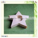 Christmas Red Colored Storage Hole MDF Wooden Pentagram thumbnail-3