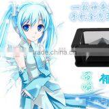 Newest Mini 3D Holographic Projection for 3.5~6.0 Inch Smart Mobile Phones 3D Laser Holographic Projection 3D Hologram Display thumbnail-5