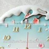 European Creative 3d Plum Cartoon Picture Wall Clock thumbnail-2