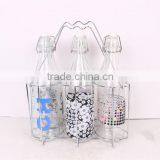 Round Glass Water Bottle With Decal thumbnail-1