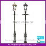 China Hot Sell Outdoor Antique Double Arm Street Light Pole thumbnail-1