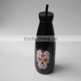 Black Drink Halloween Decoration Glass Ejuice Bottle With Tube thumbnail-1