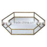 Pentagon Shape Metal Fancy Tray thumbnail-1
