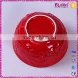 Ceramic Red Glazed Wedding Gift Decorative Bowls thumbnail-5