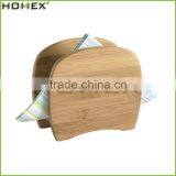 Natural Cheap Handmade Bamboo Napkin Holder Tissue Holder for Restaurant/Homex_BSCI thumbnail-1