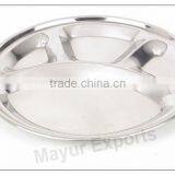 Stainless Steel Dinner Plate thumbnail-1