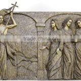 Large Jesus Bronze Wall Sculpture thumbnail-1