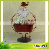 Cheap Price Unique Style Santa Claus Christmas Basket For Flower thumbnail-1