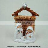 Ceramic Nativity Set Manger 12227 thumbnail-1