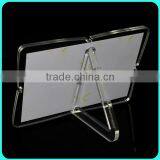 KM-VP43 I Shape Bus Stop Acrylic Photo Frame Lucite Photo Frame for Photos on Desk thumbnail-3