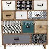 WOODEN CABINET W/11 DRAWERS thumbnail-1