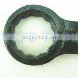 100mm DIN7444 Ring Slogging Spanner (10~185mm) 45# Carbon Steel 40Cr Hammer Striking Box Wrench thumbnail-3