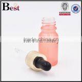10ml Pink Empty Personal Care Perfume Essential Oil Glass Bottle Manufacturer Mexico Golden Aluminum Dropper Cosmetics Wholesale thumbnail-3