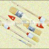 Wooden Handle Round Head Paint Brush thumbnail-1