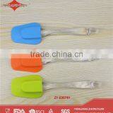 Eco-friendly Big Size Head Silicone Spatula With Translucent Handle thumbnail-1