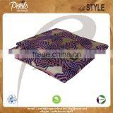 Jute/cotton Reversible Tote Bag Natural Color With Two Color Over All Print thumbnail-5