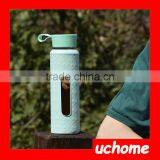 UCHOME Clear Empty Glass Water Bottles Sports Drinking Bottles Automotive Glass Bottles