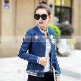 Wholesale Long Sleeves Jeans Women Denim Spring Jacket for Women thumbnail-4
