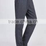 2016 Customized Manufacture Fashionable Wholesale Men's Casual Pants Plain Color Elastic Waist Loose SLim FIt Sport Trousers thumbnail-1