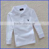 2016 OEM Blank Microfiber Polo Shirt Long Sleeve Unisex Polo Shirt thumbnail-1