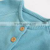 12gg Hand Embroidery Knitted Baby Girls Cotton Cardigan thumbnail-3