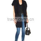 OEM Service High Quality Custom Women Fancy Sweater Vest thumbnail-1