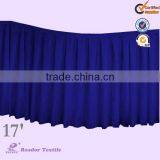 17' Polyester Table Skirt for Sale