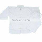 Profesional White Satin Kung Fu Uniforms Tai Chi Uniforms thumbnail-1