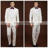New Wedding Design White Coat Pant Men Suit thumbnail-1
