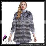 CX-G-A-40B Lastest Design New Fashion Woman Winter Silver Fox Fur Clothes thumbnail-5