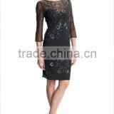 Lace Vestidos Dress for Women Fashion Lady Mesh Dress thumbnail-1