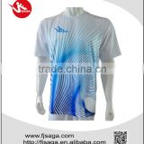 2014 hot sale sportswear sublimated polyester elastane squash or tennis T-shirt
