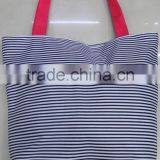 Fashion Lady Popular Shoulder Canvas Stripe Bag thumbnail-1