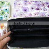 2016 Hot Pvc Leather Latest Wallet With Floral Printing thumbnail-4