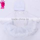 The New 2015 European and American Girls Pure White Jumpsuits Cake Skirt The Dress thumbnail-1