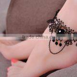 Unique Tree Branch Design Lace Footwear Jewelry, Sex Red Bride Weeding Jewelry, Fashion Custome Jewelry 2016 thumbnail-2