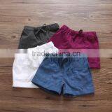 New Casual Shorts Children Hot Pants Summer Baby Cotton Pants With Bellow Pockets thumbnail-3