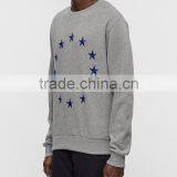 2017 Custom New Design Mens Plain Slim Fit Crewneck no Hood Sweatshirt thumbnail-2