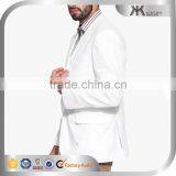 Wholesale Clothing Latest Design Fancy White Plain Business Suit Mens Blazer thumbnail-2
