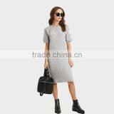 Womens Clothing Summer 2015 Short Sleeve 100%cotton Dresses thumbnail-2