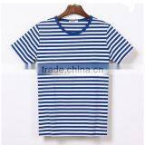 OEM Adult One Sample Made in China 100% Cotton Stripe T Shirts thumbnail-2