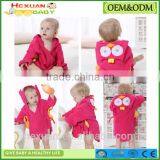 Hooded Animal Bathrobe Cartoon Baby Towel Character 04 thumbnail-4
