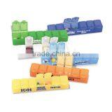 USA Made Big-7 All-Week 7" Pill Box - Has Molded-in Letters for Days of the Week With Braille Letters thumbnail-1