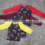 Hot Sale Raglan Baby Girl Sports Shirt Fall Icing Sleeve Game Shirt Boutique Children Girl Football Shirt thumbnail-2