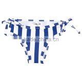 2017 New Style Kids Infant Custom Blue and White Stripe Swimsuit Children Bikini for Little Baby Girls Swimwear thumbnail-3