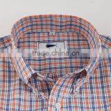 2017 Dress Shirt Design Mens Blouse Gingham Shirt thumbnail-2