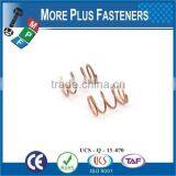 Made IN TAIWAN High Qualiy Metal Spring Small Spring Brass Spring thumbnail-3